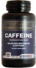CAFFEINE 100 Tablets 200Mg 4EVERFIT